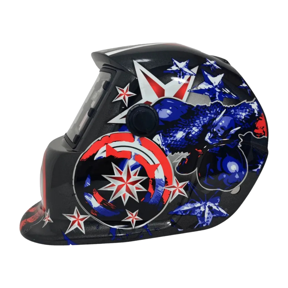 kit Soldadora Alpha 140A + Guantes + Máscara Redbo RBLYE26-3