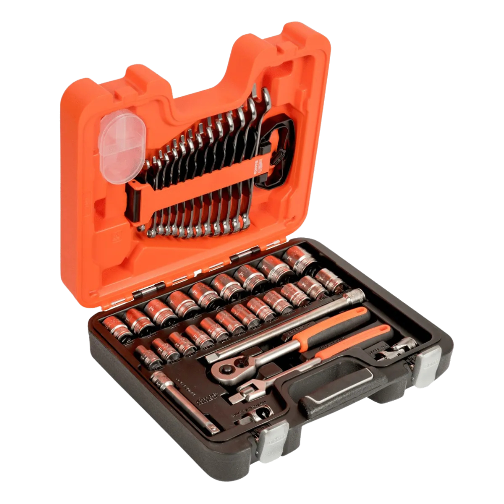 Juego De Dados De 1/2 + Llaves Combinadas 40 Pzs. Bahco S400-2