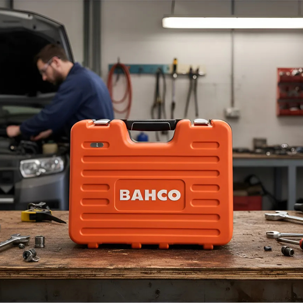 Juego De Dados De 1/2 + Llaves Combinadas 40 Pzs. Bahco S400-4