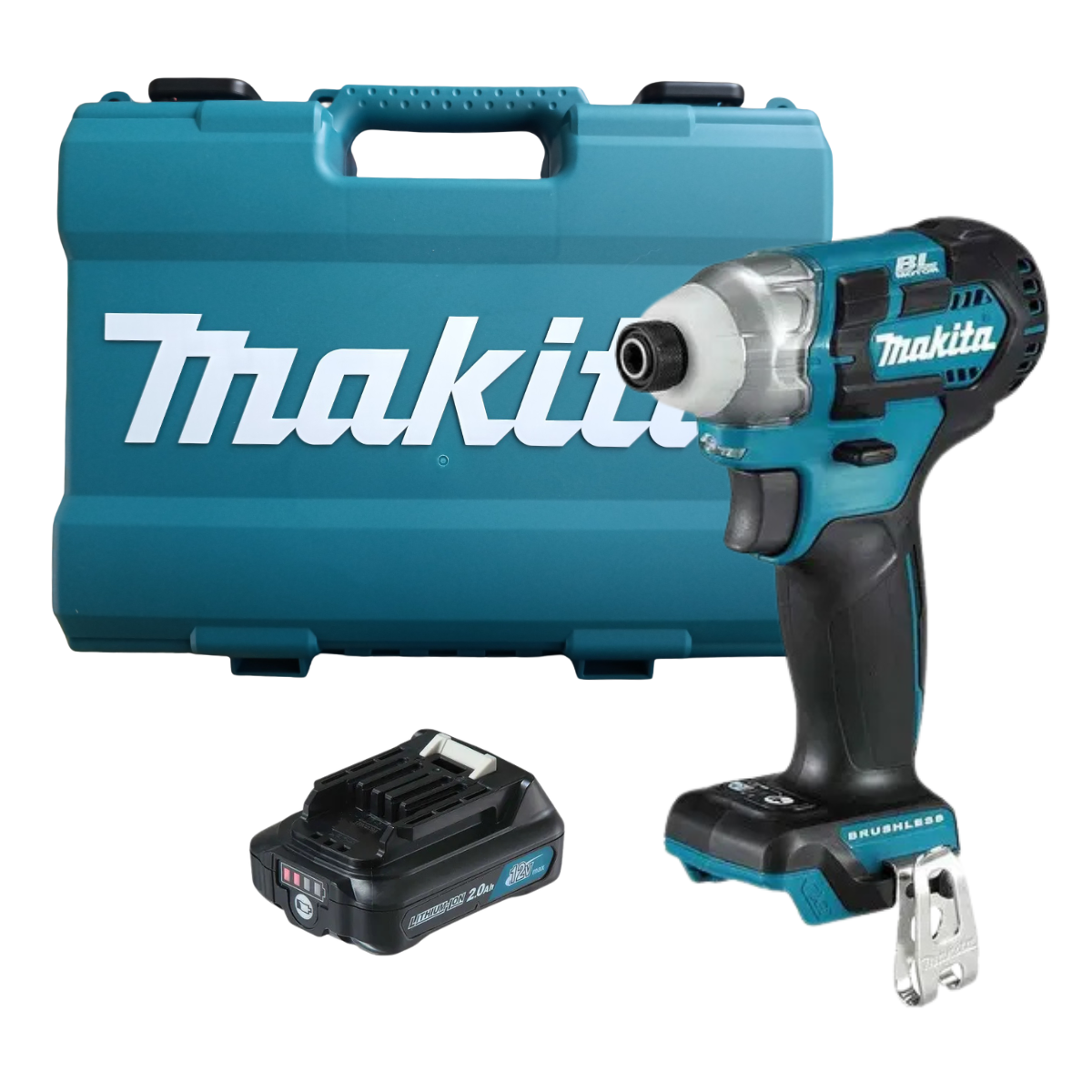 Atornillador de Impacto 12v Makita 135 Nm + Bat/Car TD111DSA-0