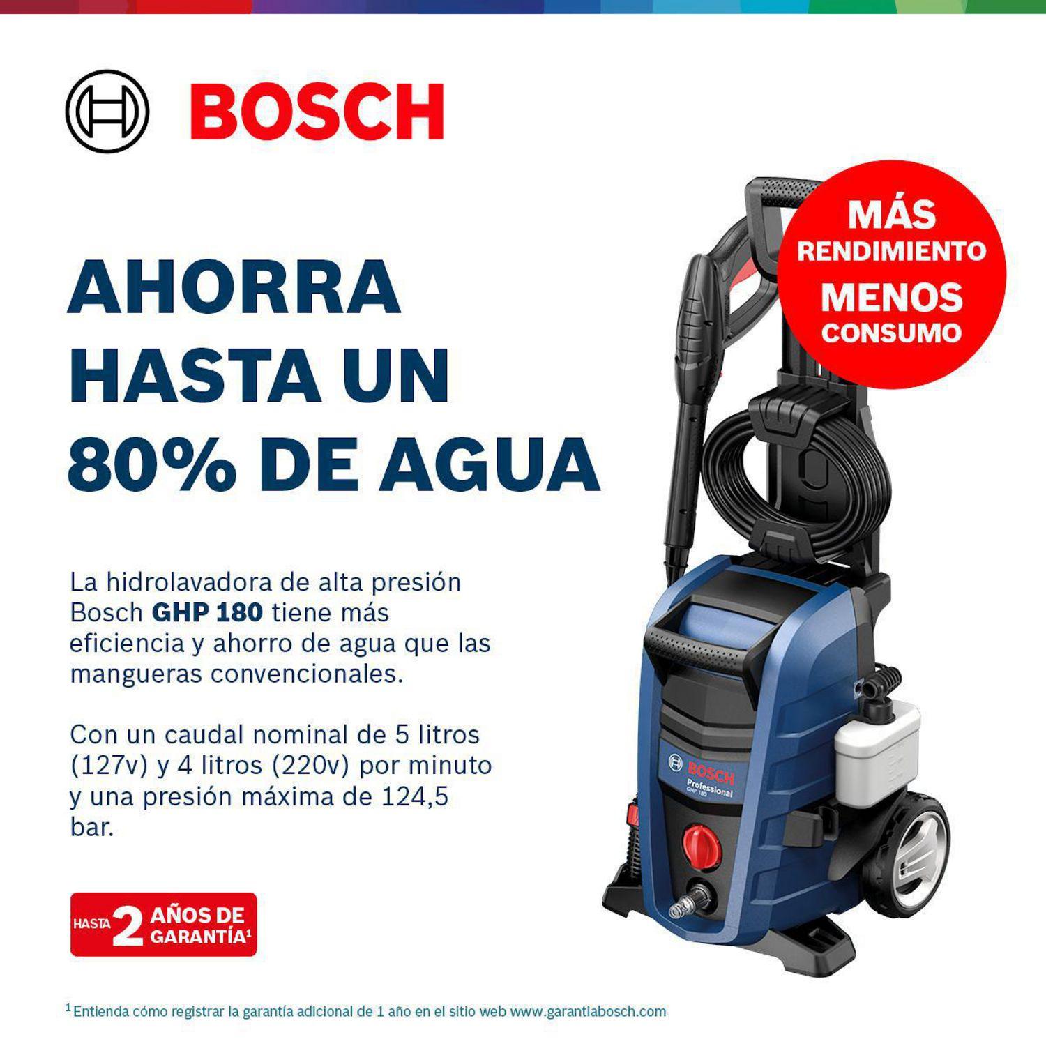 Hidrolavadora Eléctrica 1500 W 124 Bar GHP 180-5