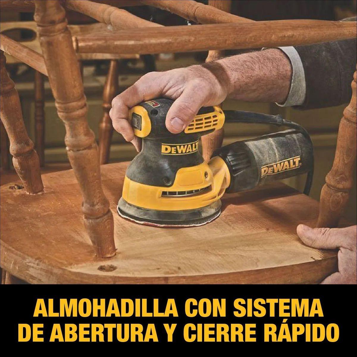 Lijadora Rotoorbital 280w Dwe6421-b2 Dewalt + 5 Lijas-7