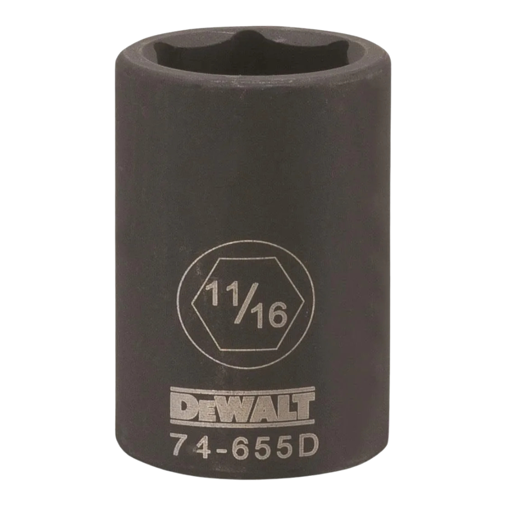 Dado de Impacto 11/16" con 6 puntos DeWalt DWMT74655OSP-2