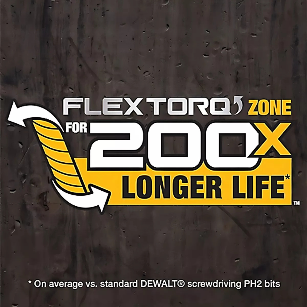 Set 5 Puntas Phillips 2-1/4 Nº1 Flextorq Dewalt Dwaf2ph1ir5-2