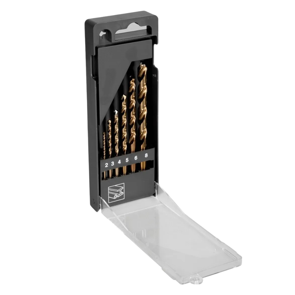 JUEGO DE BROCAS BAHCO HSS-CO 2-8 MM 6 PZAS. 4511-SET-6-3