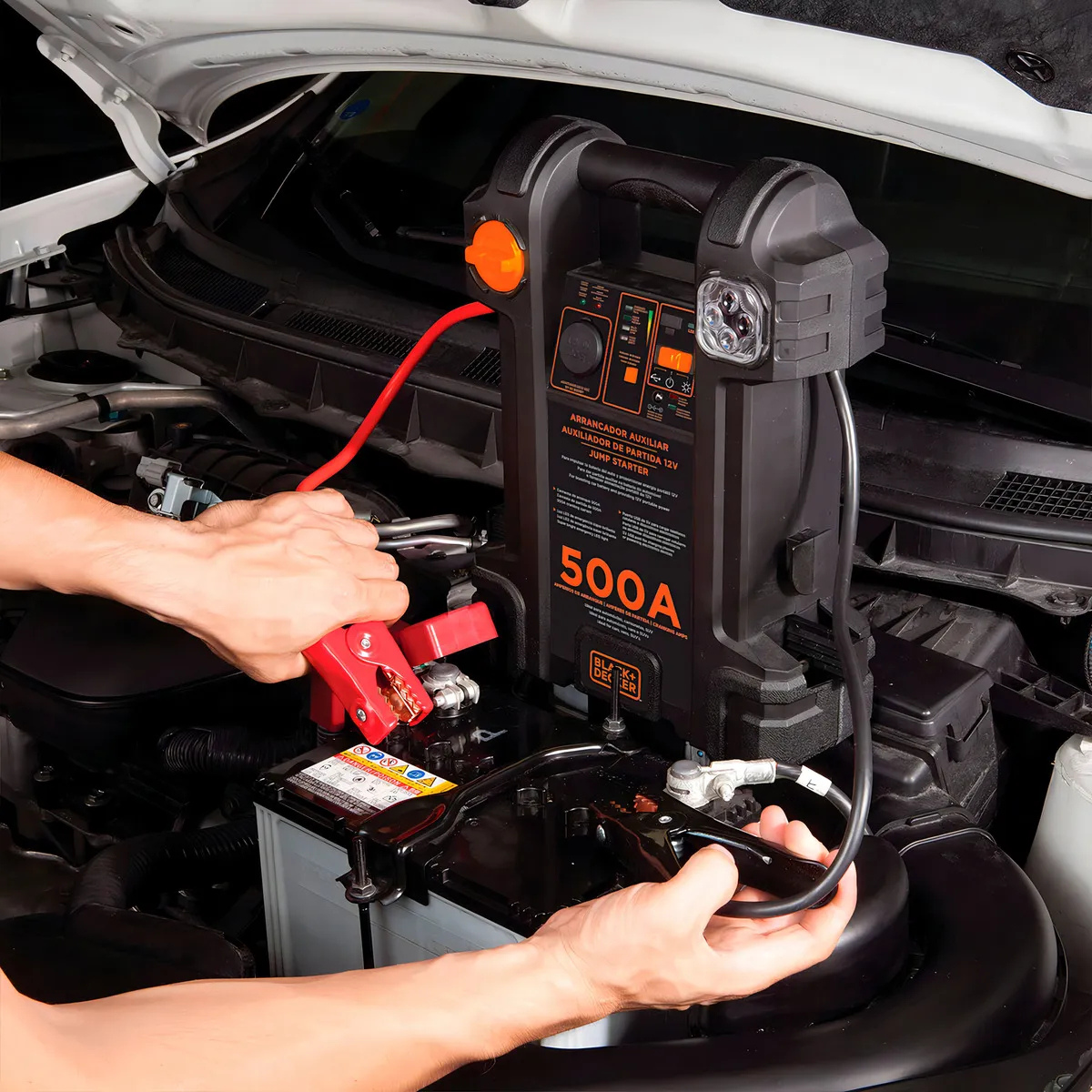 Partidor Auxiliar Para Autos 500amp BLACK+DECKER JS500S-4