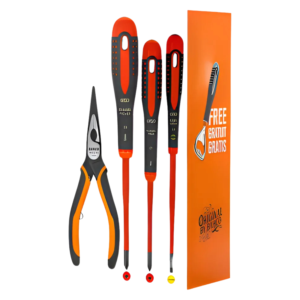 Kit Destornillador Slim Ergo Alicate Punta Ergo 3 Pza. Bahco-5