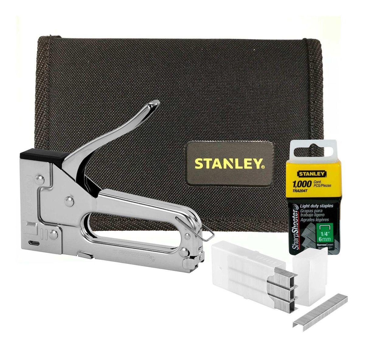Engrapadora Metálica Trabajo Liviano + Grapas STANLEY TR45KC-6