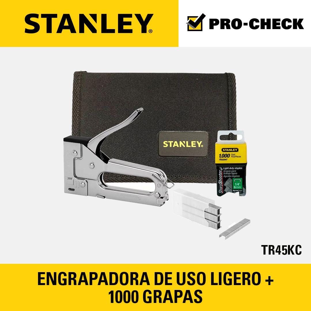 Engrapadora Metálica Trabajo Liviano + Grapas STANLEY TR45KC-7