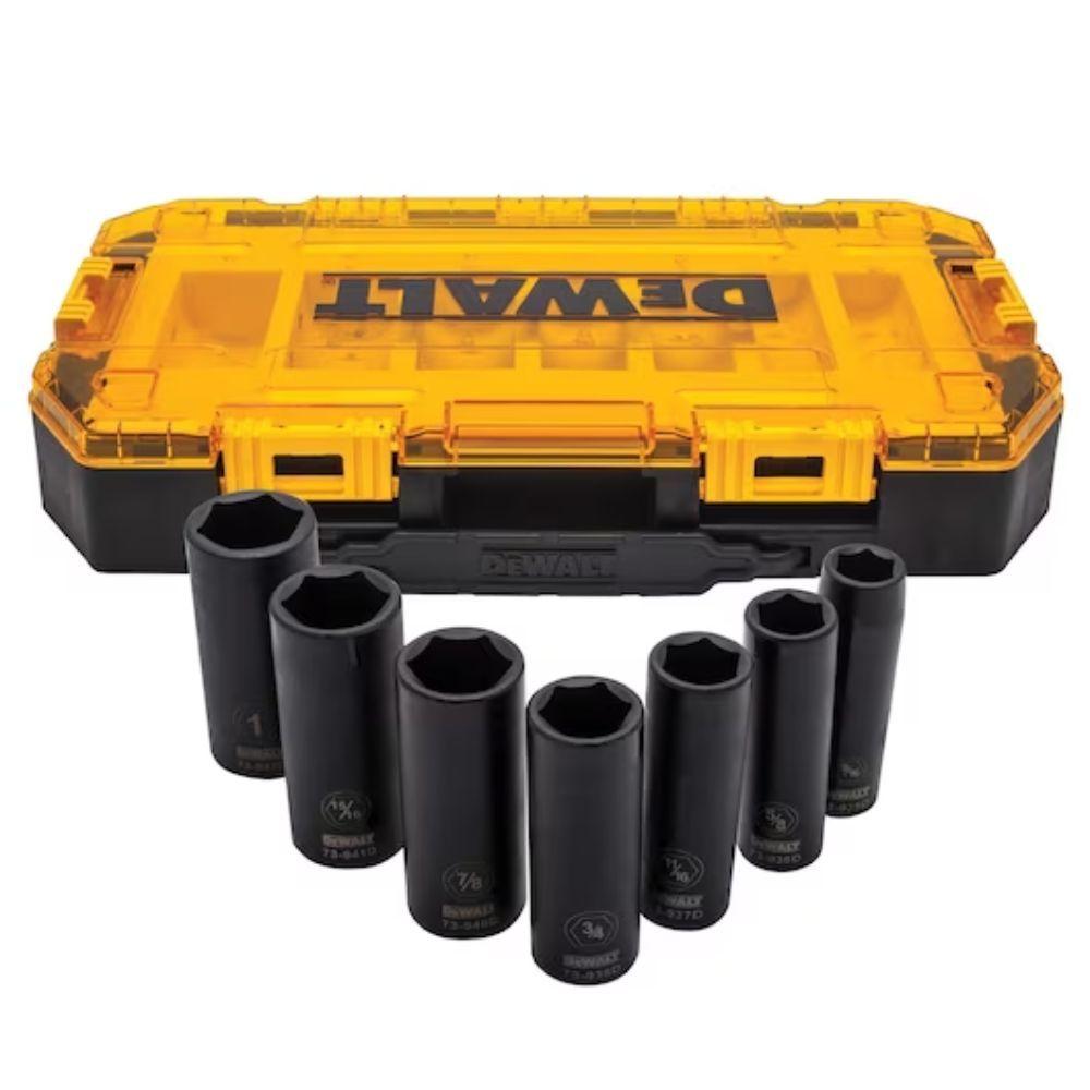 Juego De Dados De Impacto 1/2 Pulgada Dewalt Dwmt74736-0