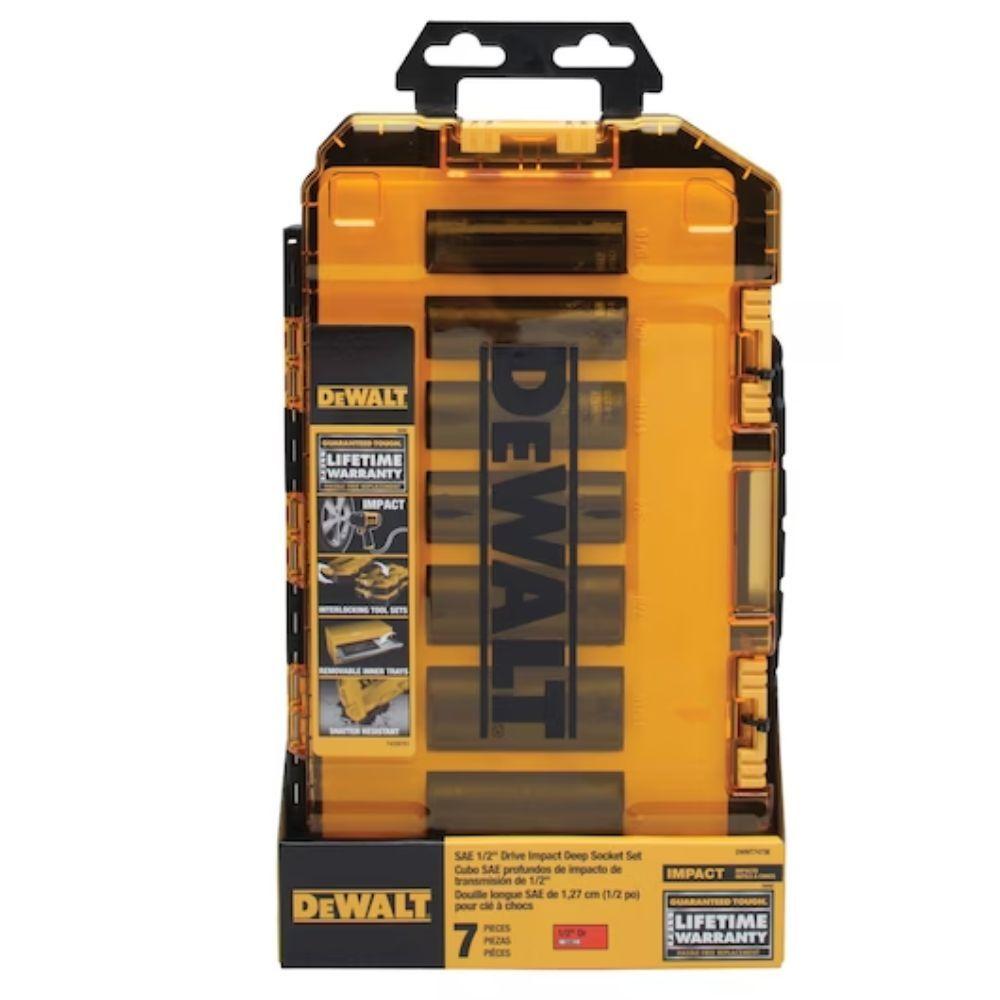 Juego De Dados De Impacto 1/2 Pulgada Dewalt Dwmt74736-1