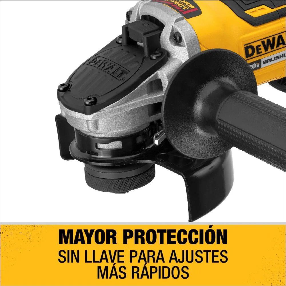 Esmeril Angular 4-1/2 20v + 1 Bat 5ah Dewalt Dcg413p1-4