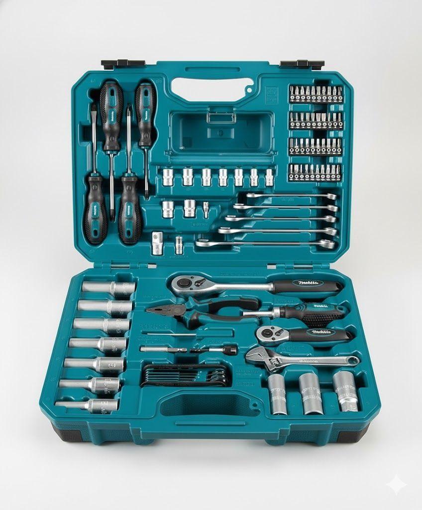 Set Herramienta Manual 87 Piezas Maleta Makita E-08458-0
