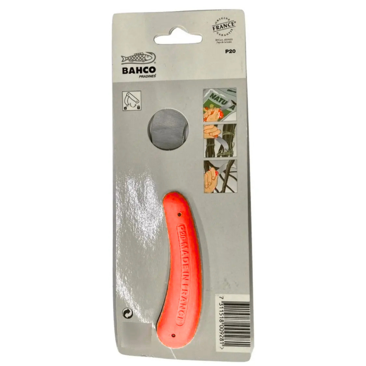 Navaja Bahco P20 Poda De Arboles Gancho Plegable P/Injertar-3