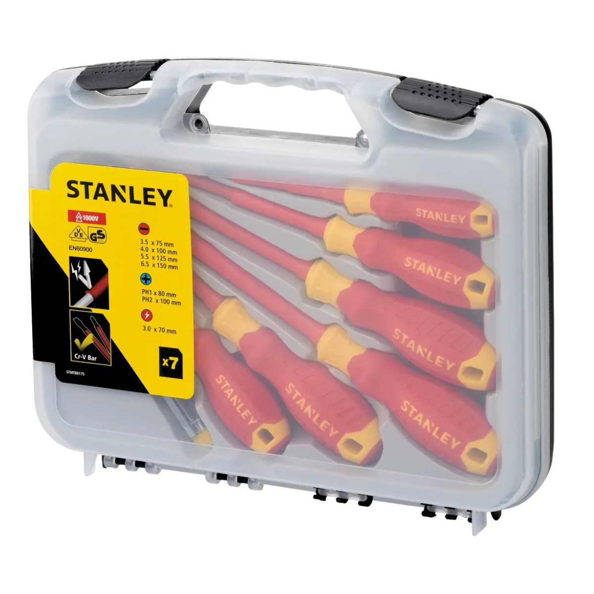 Set 7 Destornilladores Aislados 1000v STMT60175LA Stanley-4