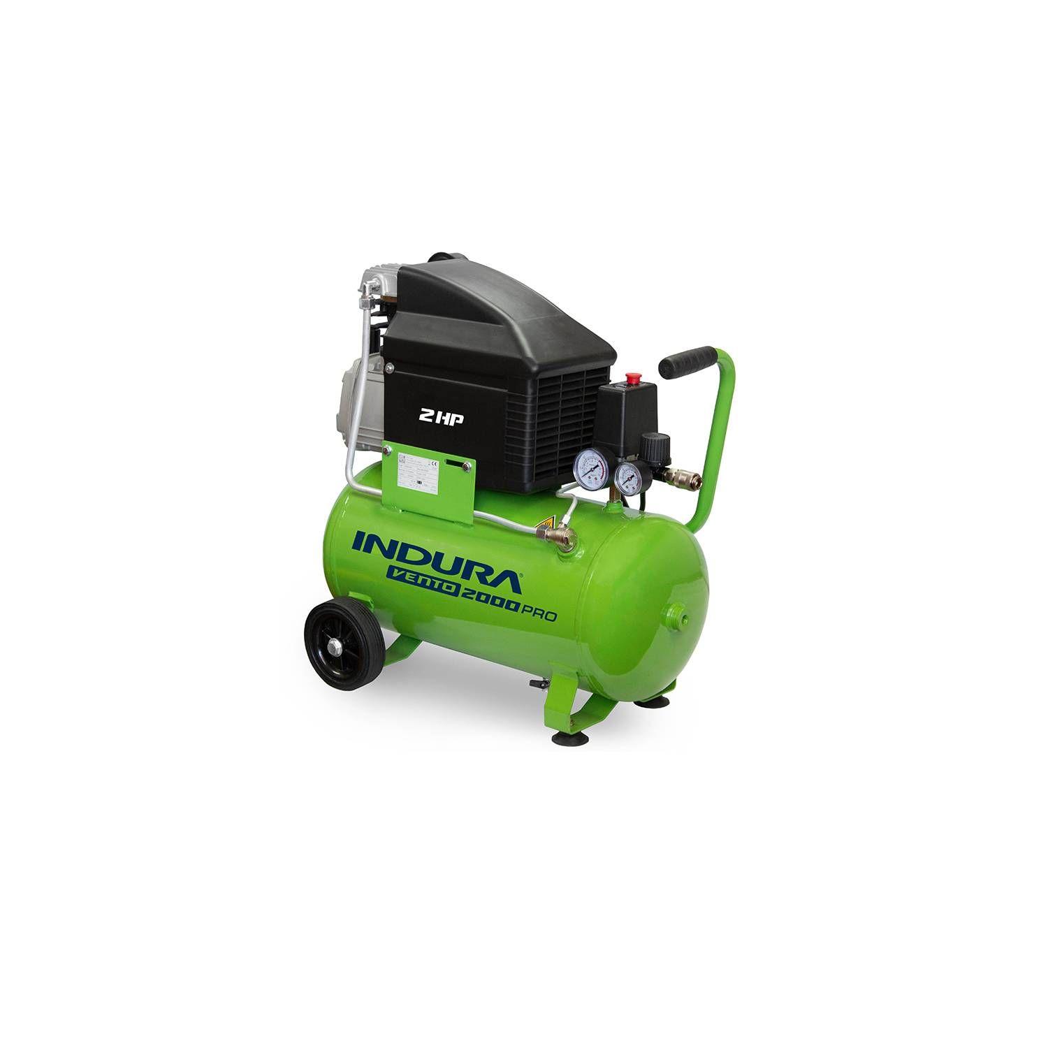 Compresor 24 Lt 2HP Vento 2000 Pro + Kit Indura-0