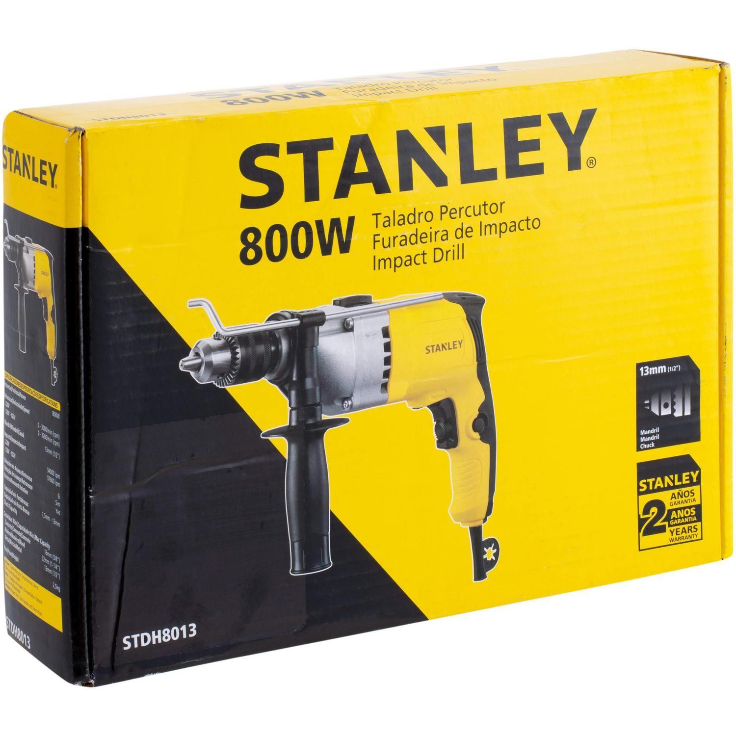 Taladro Percutor 1/2' 800w Stanley Stdh8013-7