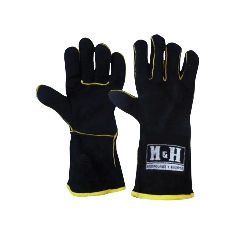 Máscara Para Soldar + Guante Negro MyH RBLYE64-2
