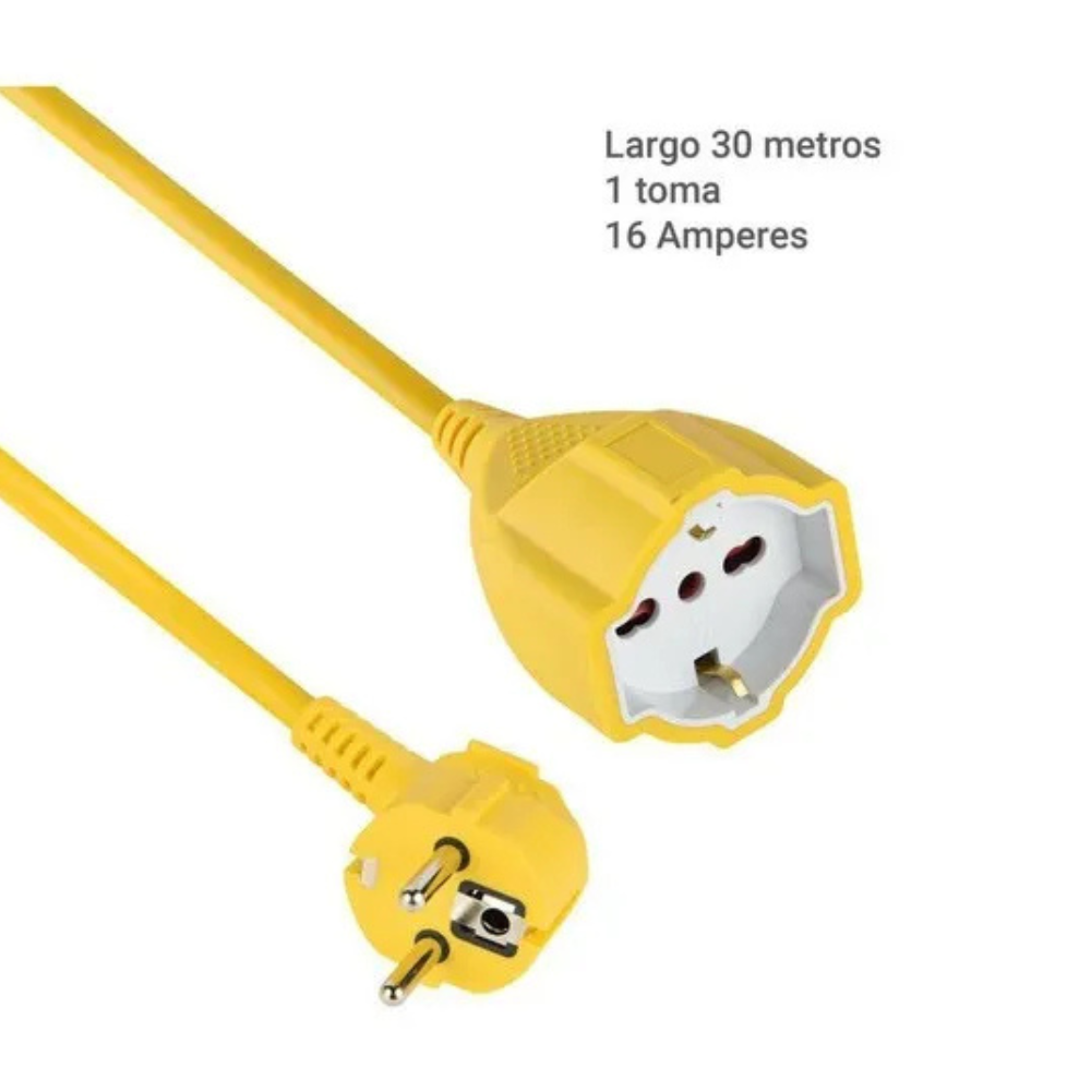 Alargador / Extension Pro 30m 16a Schuko Halux-3