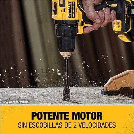 Taladro Atornillador Atomic 20v + 2 Bat Dewalt Dcd708d2-b2-5