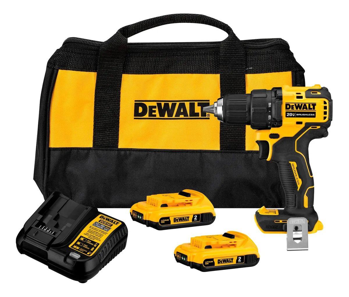 Taladro Atornillador Atomic 20v + 2 Bat Dewalt Dcd708d2-b2-6