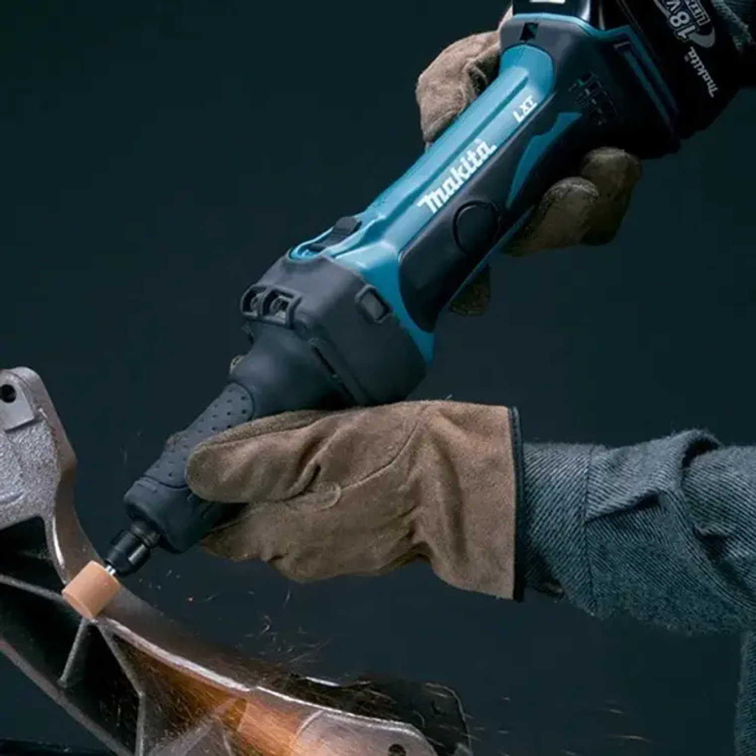 Kit Rectificadora Inalámbrica Makita 18v 1/4'' DGD800RF-3