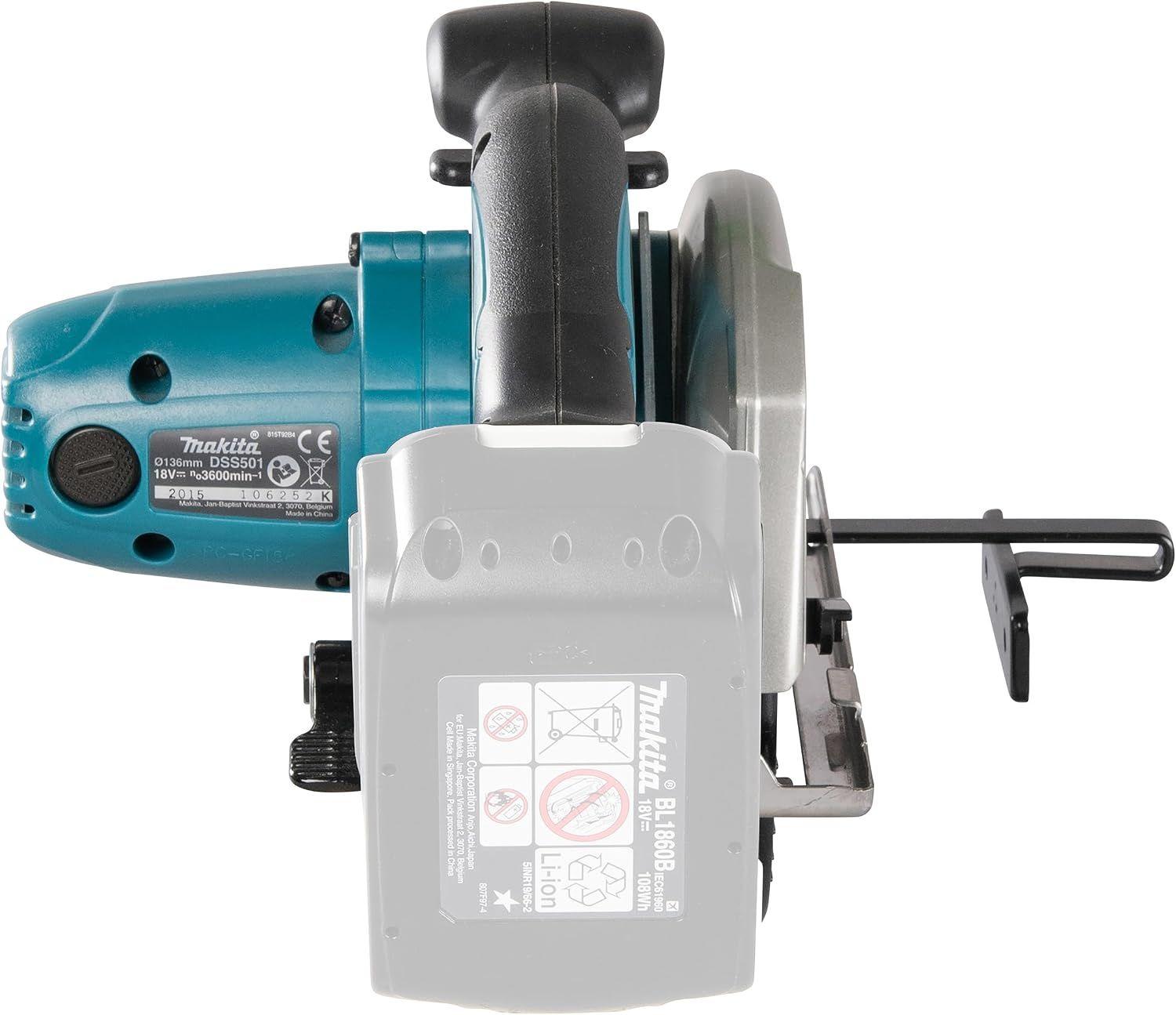Sierra Circular Inalámbrica 18V LXT 136mm Makita DSS501Z-6