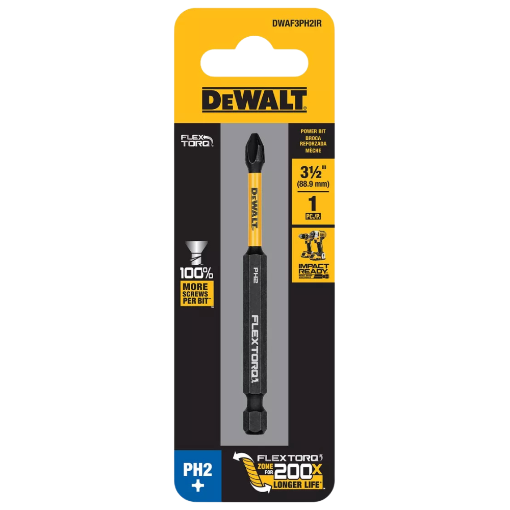 Punta De Impacto Dewalt Flextorq Ph2 3-1/2" dwaf3ph2ir-7