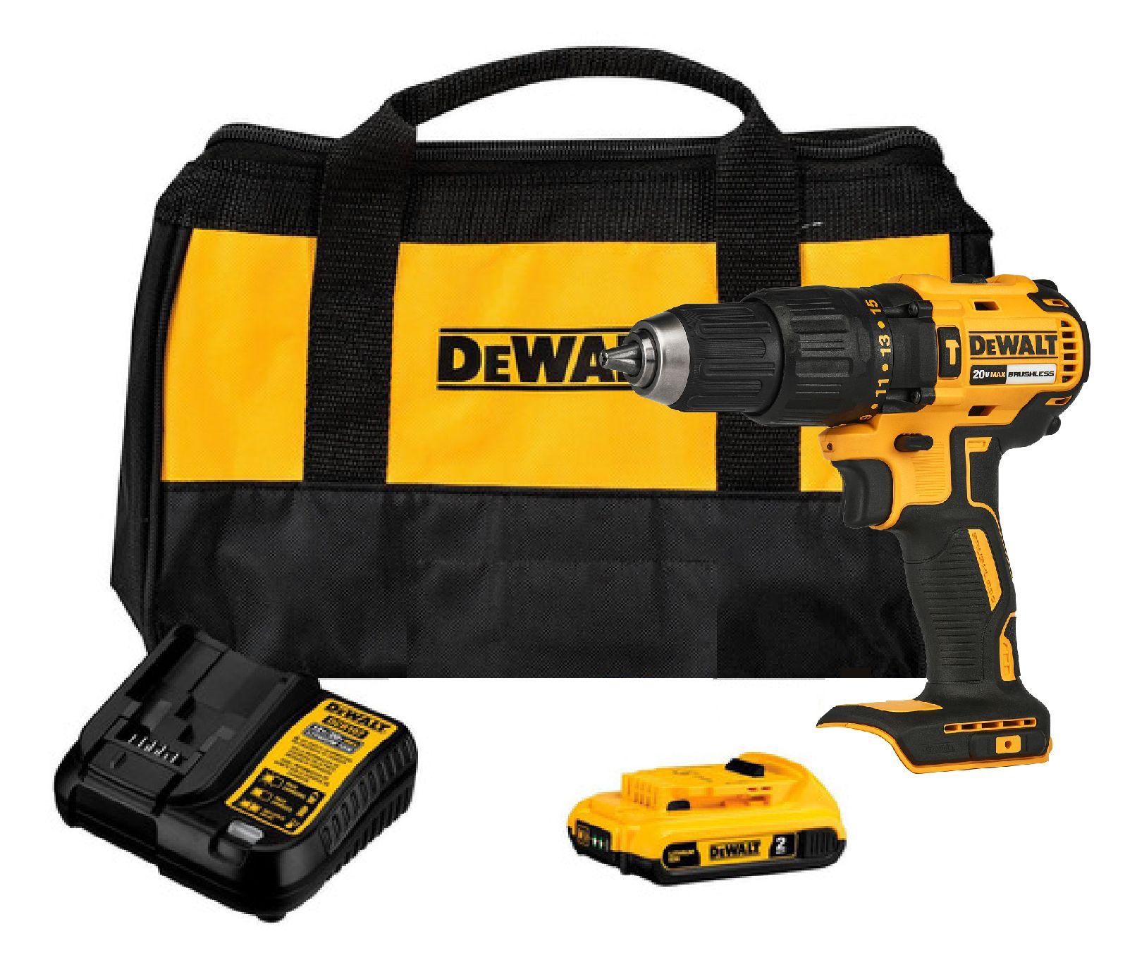 Taladro Percutor Brushless 20v Dewalt Dcd778d1 1 Bateria-0