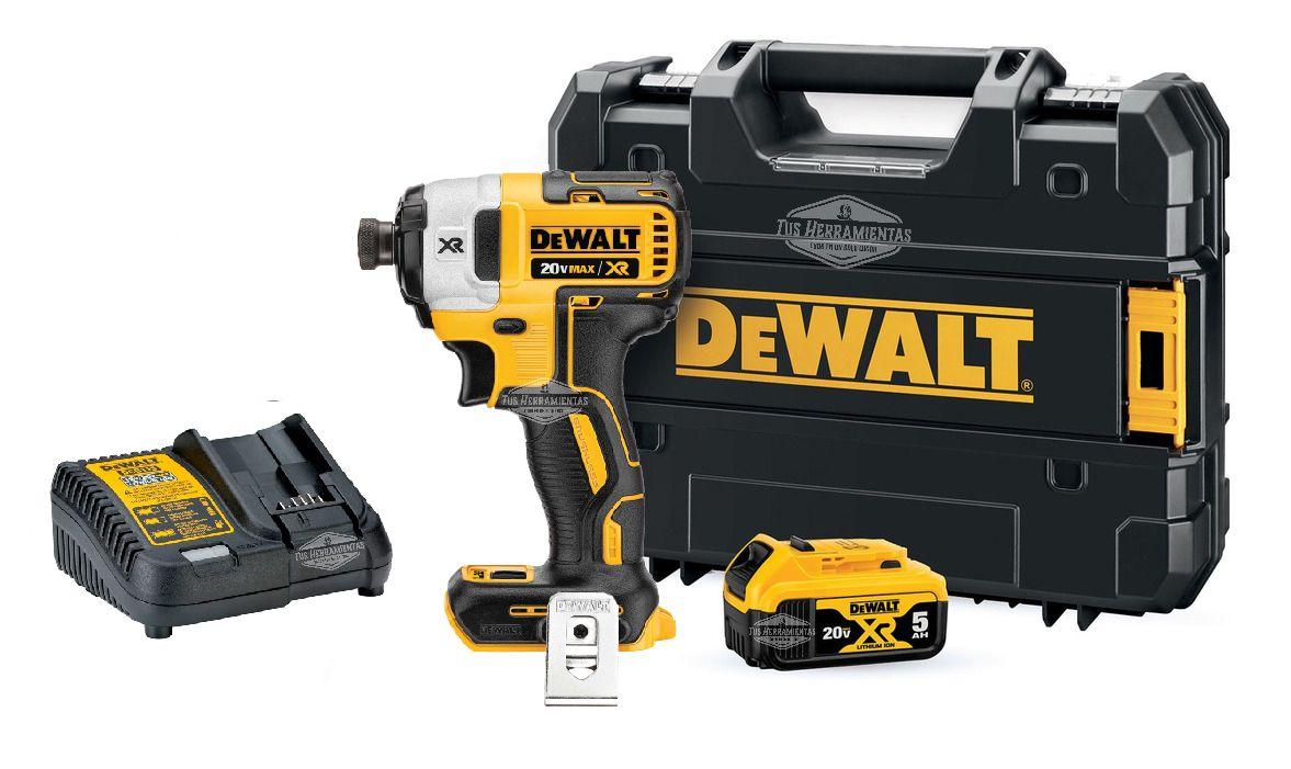 Atornillador De Impacto Xr 20v  Dewalt Dcf887P1 1 BAT 5AH-7