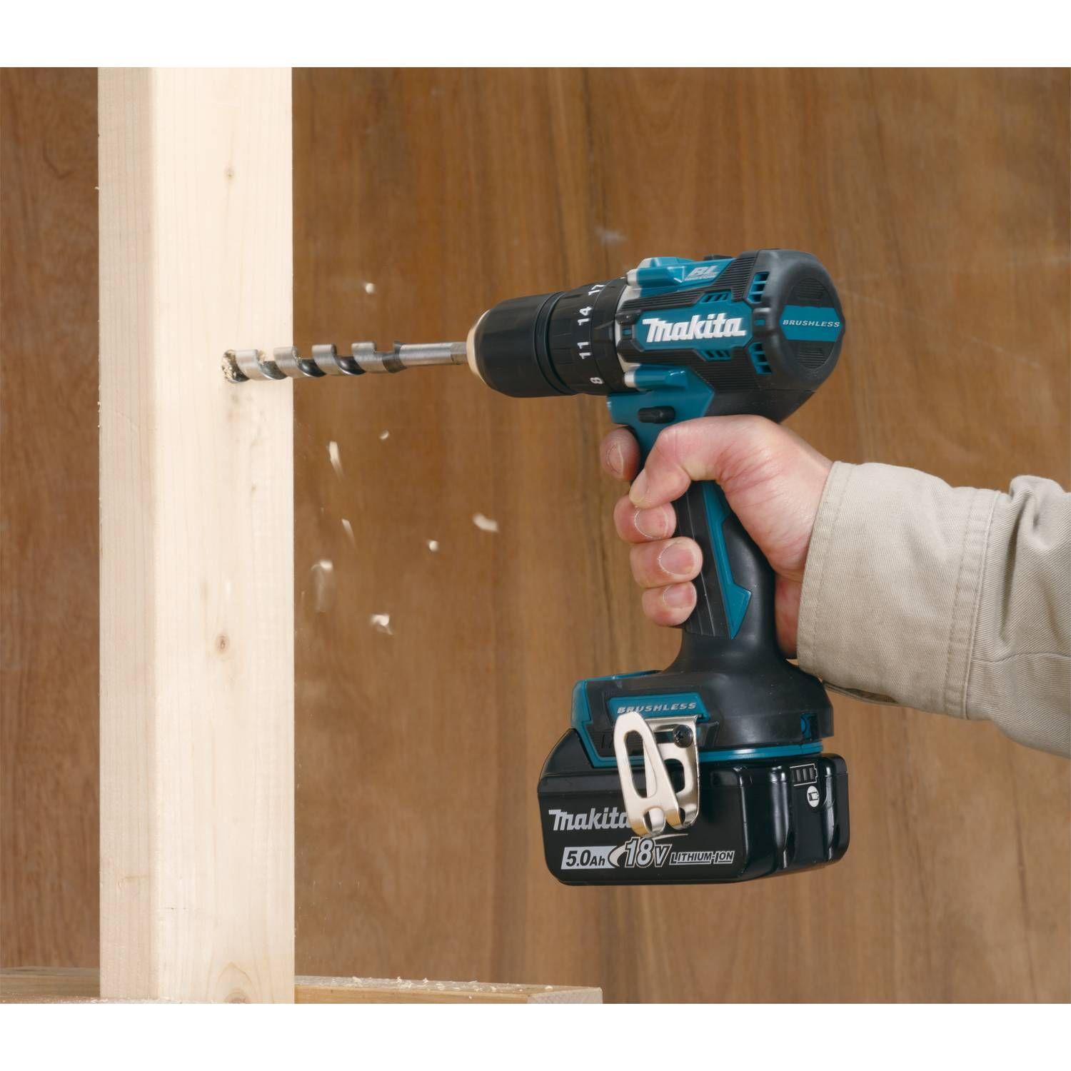 Taladro Percutor 18v Brushless Makita Dhp487SY1J/ 1 Bateria-5