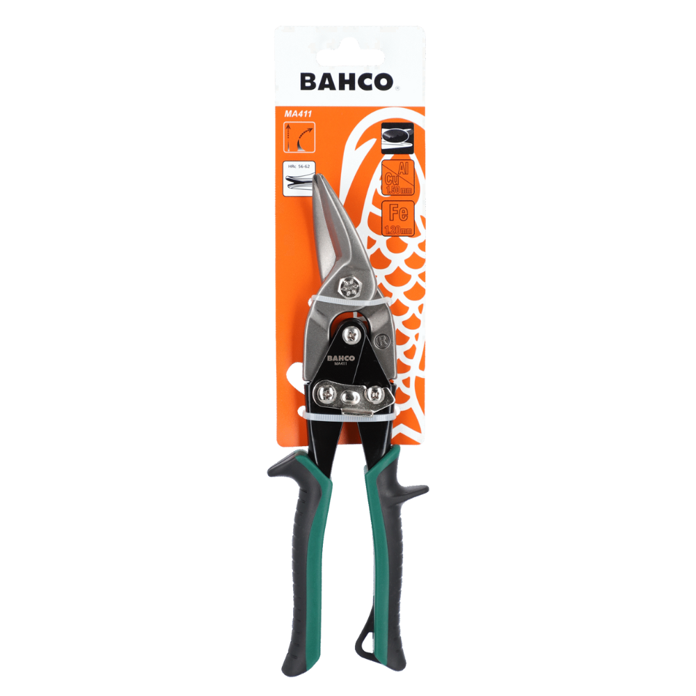 Tijera Corta Lata Hojalatera Derecha Profesional Bahco Ma411-5