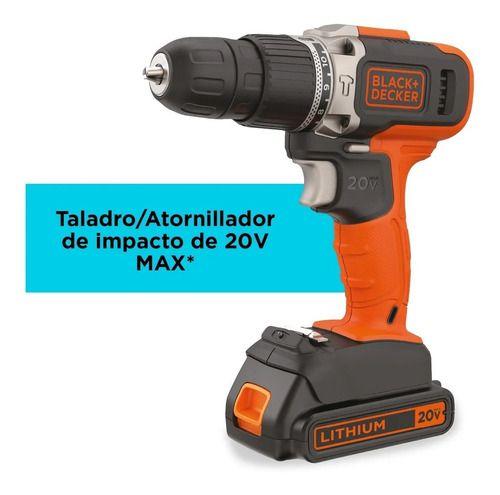 Taladro Atornillador 20v Black+decker Bcd704c1-b2-2
