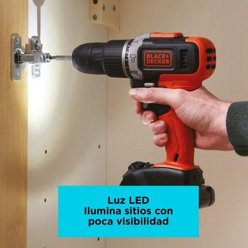 Taladro Atornillador 20v Black+decker Bcd704c1-b2-3