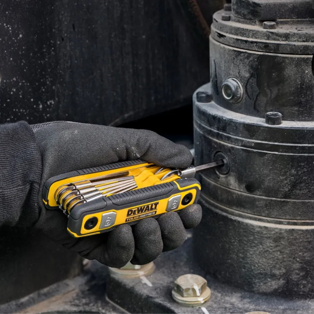 Llave Hexagonal Plegable Allen TougsSeries DeWalt DWHT70266-3