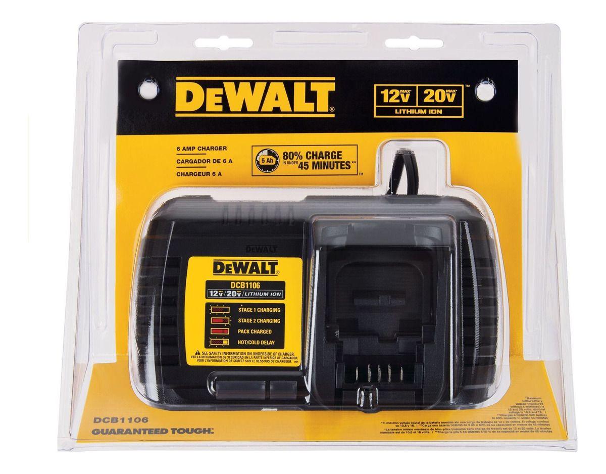 Cargador De Baterias 12v/20v Dewalt Dcb1106-b2-4