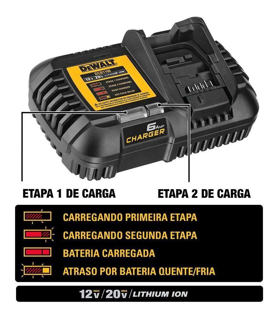 Cargador De Baterias 12v/20v Dewalt Dcb1106-b2-5