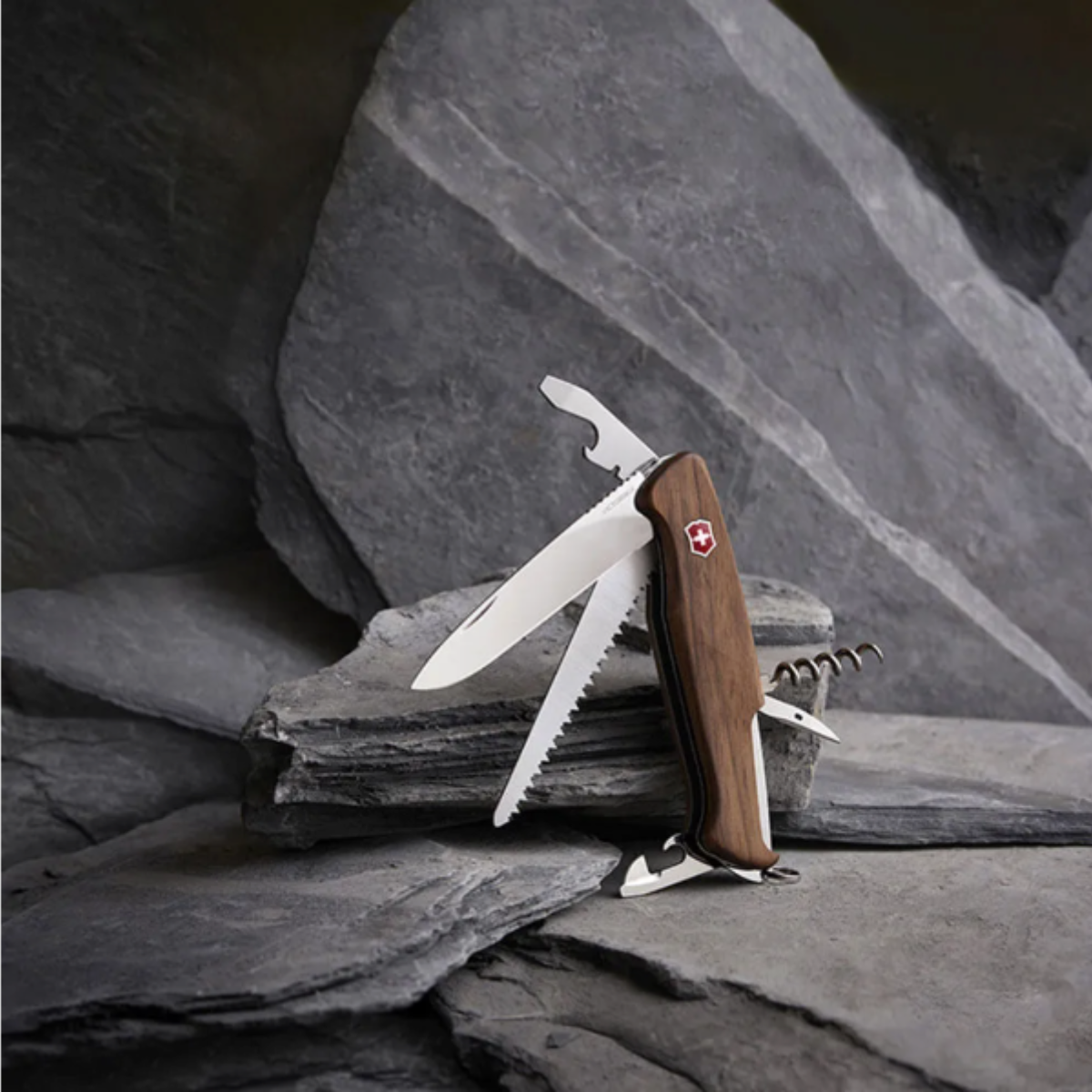 Navaja Cortapluma Ranger 55 Wood Victorinox 0.9561.63-3