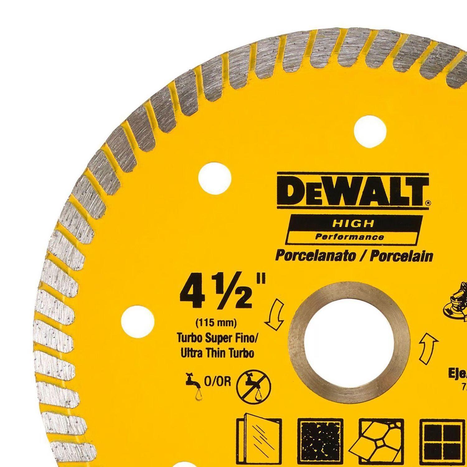 Disco Diamantado Turbo Super Fino HP 4.5'' DW57450HP-4