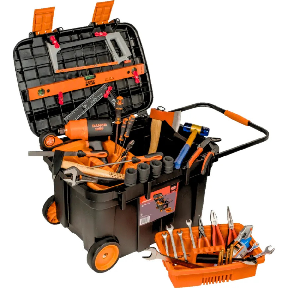 Cajas De Herramientas De Plástico C/Ruedas  4750PTBW67 Bahco-2