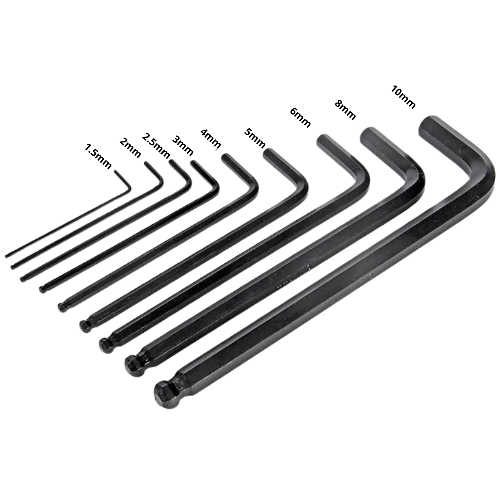 Set De Llave Allen Hex Makita 9PZs 1.5 a 10 B-65894-3