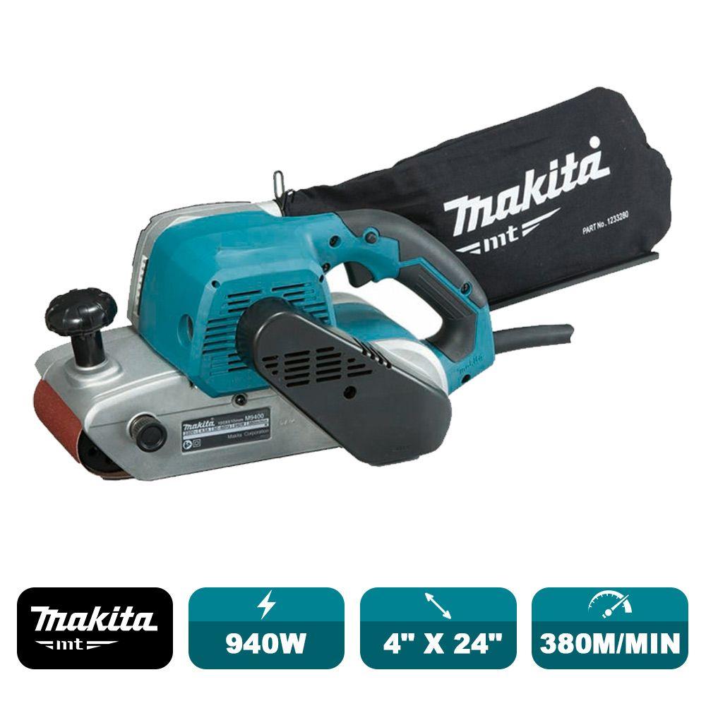 Lijadora Banda 4x24'' (100x610mm) 940w Makita Mt M9400b-5