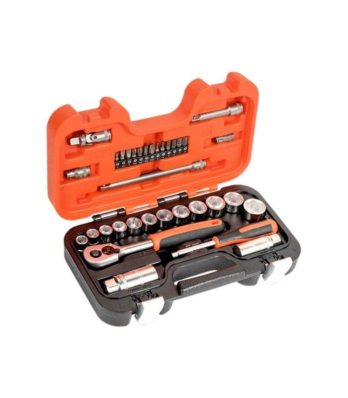 JUEGO DE DADOS DE 3/8 34 PZAS BAHCO S330-0