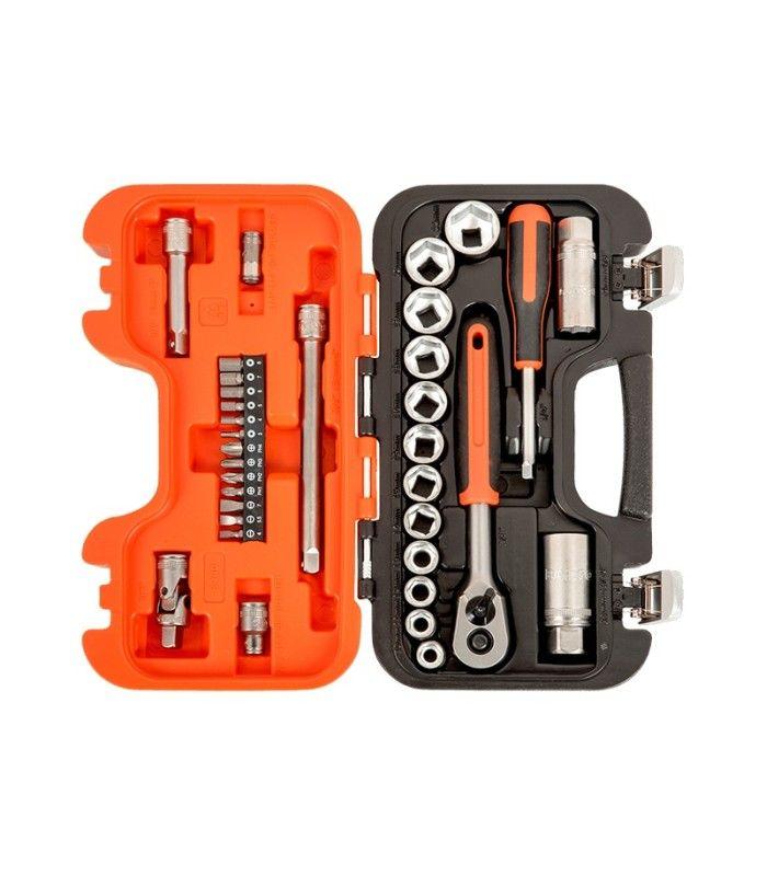 JUEGO DE DADOS DE 3/8 34 PZAS BAHCO S330-2