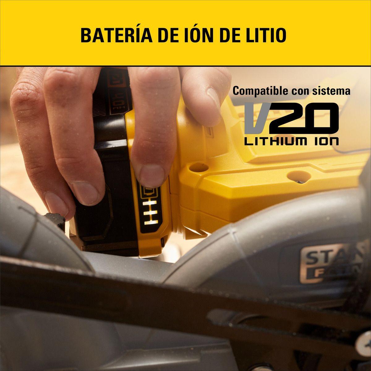 Sierra Ingleteadora 7-1/4 20v Stanley Scm701-b2 Sin Baterias-7