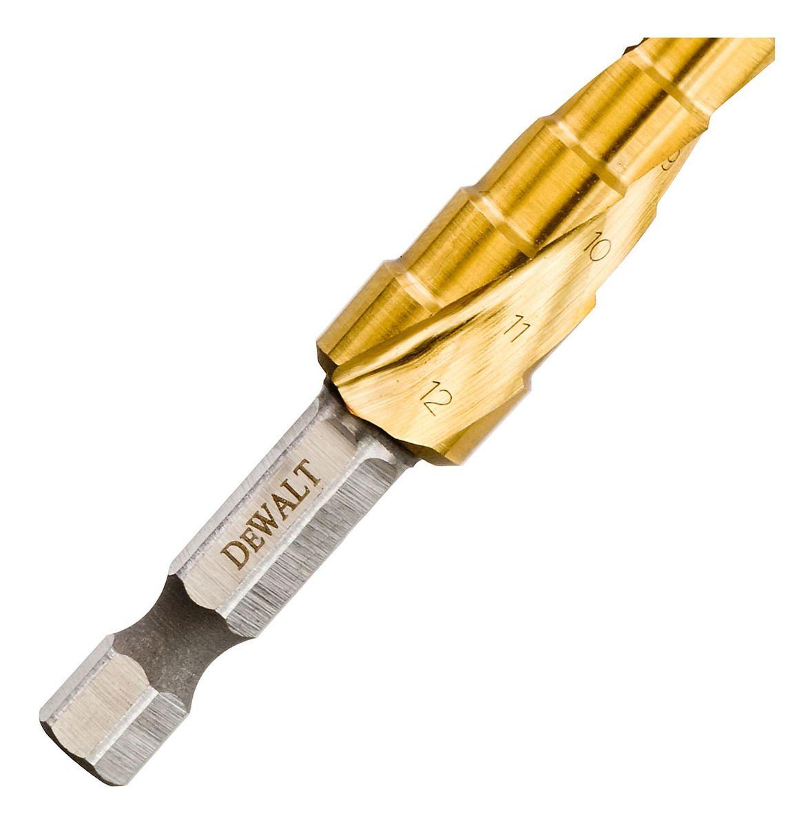 Broca Escalonada 6-7-8-9-10-11-12mm Dewalt Dt5026-qz-5
