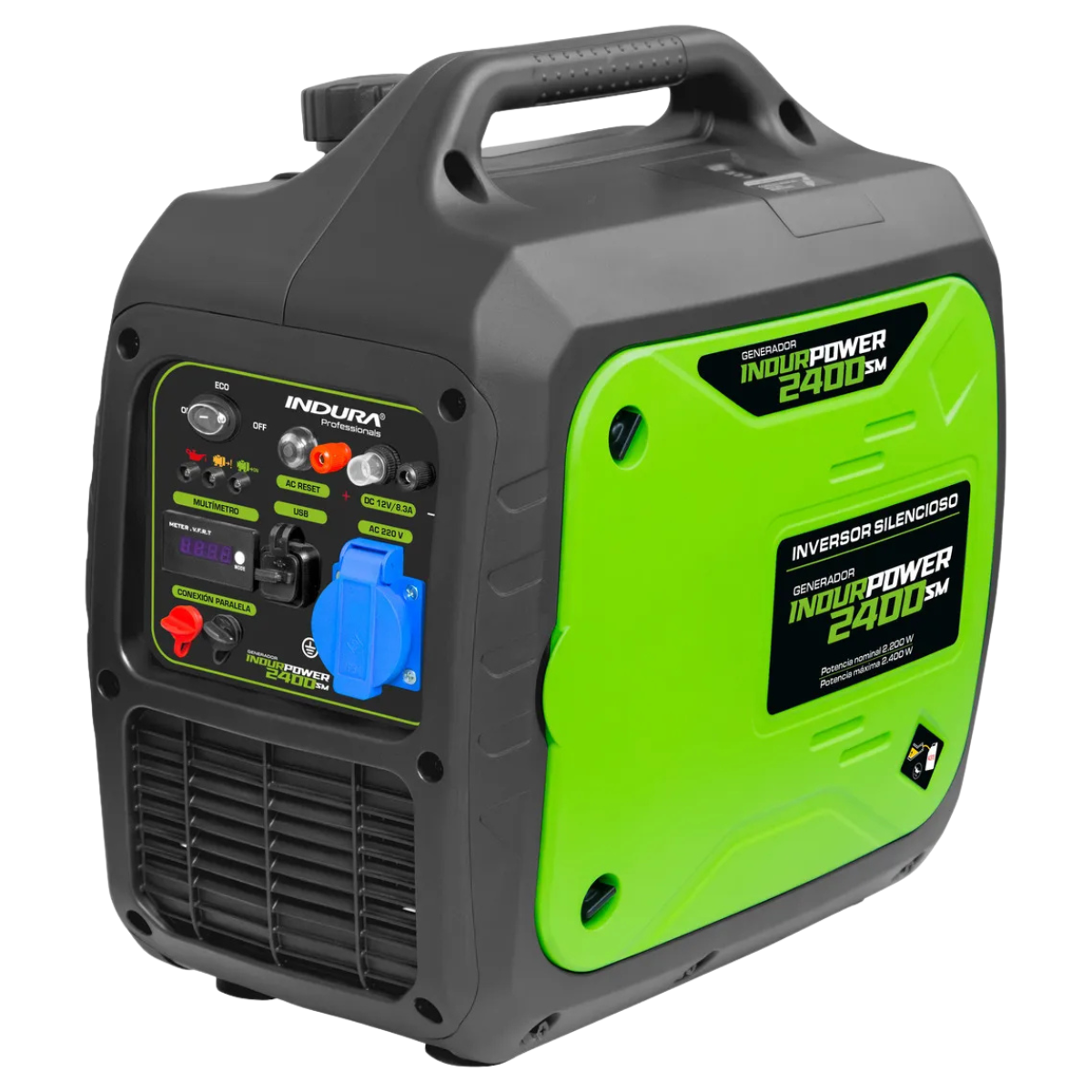 Generador Silencioso 2.4kw Inverter Indura 2400 Sm-2
