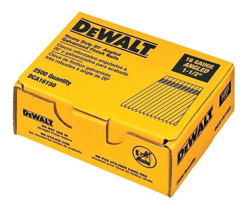 Caja De 2500 Clavos Reforzados 1-1/2  16ga Dewalt Dca16150-2