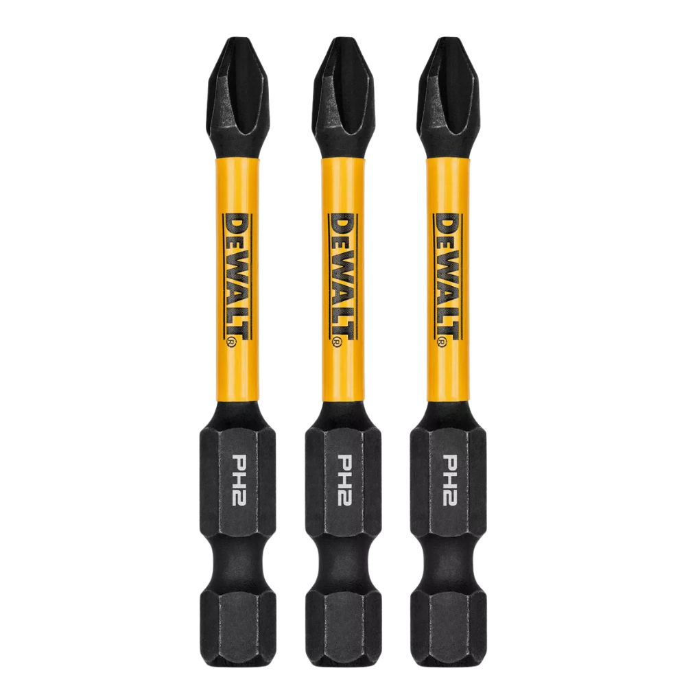 Set 3 Puntas Phillips 2-1/4 Nº1 Flextorq Dewalt Dwaf2ph1ir3-1