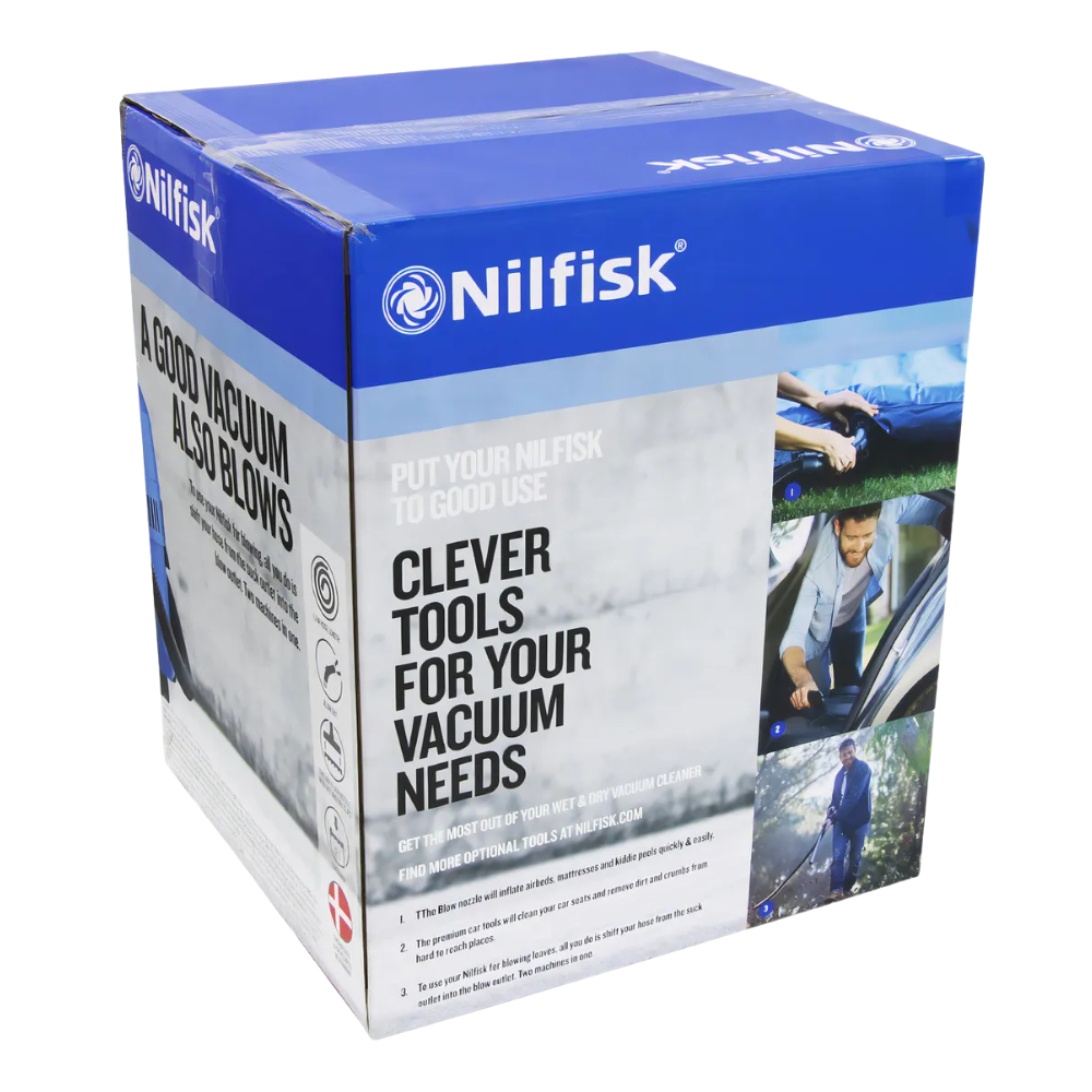 Aspiradora Agua y Polvo 12L 1200w Nilfisk Buddy II 12-6